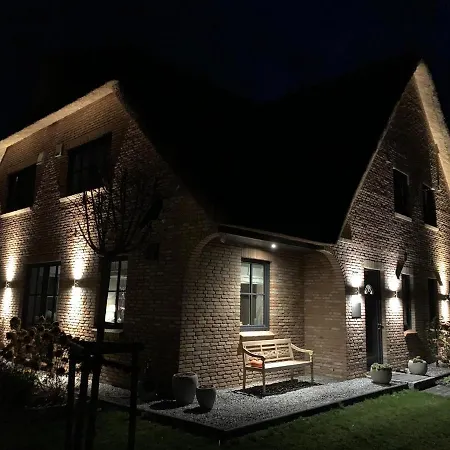 Nyaraló Reetdachhaus Nordstern Garding